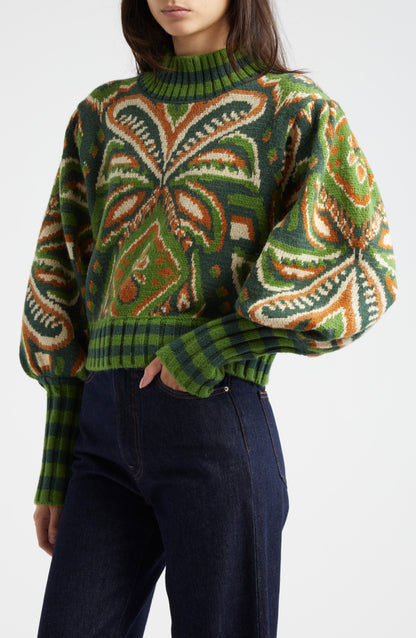 Green Pinneaple Sweater