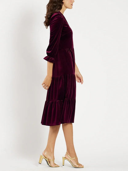 Stretch Velvet Dress