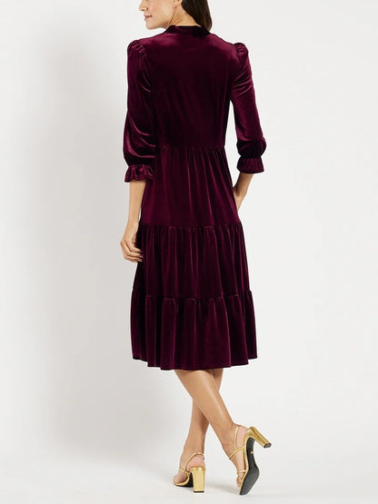 Stretch Velvet Dress