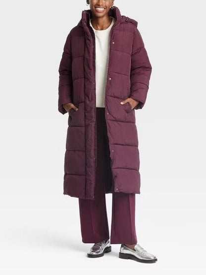 Hooded Duvet Puffer Jacket