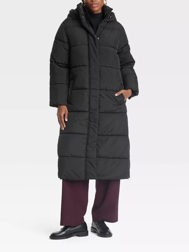 Hooded Duvet Puffer Jacket