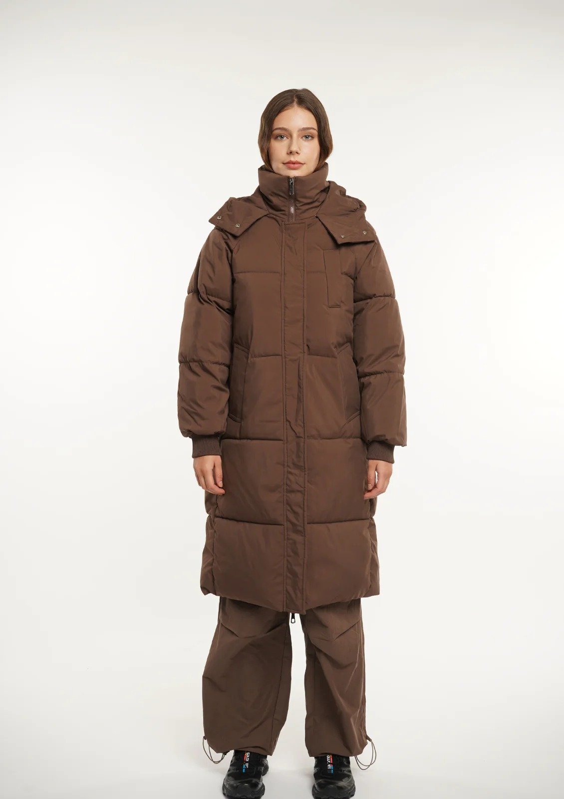 Hooded Long Puffer Jacket