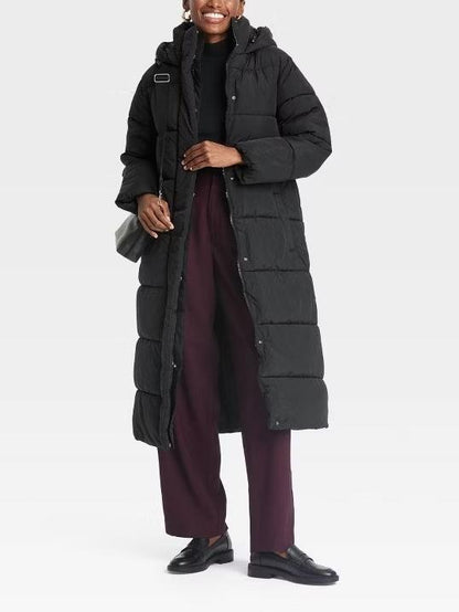 Hooded Duvet Puffer Jacket