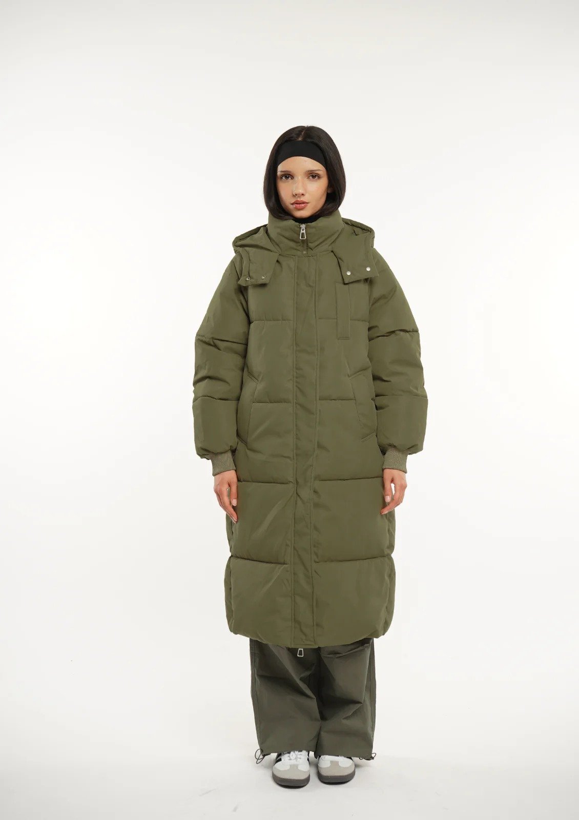 Hooded Long Puffer Jacket