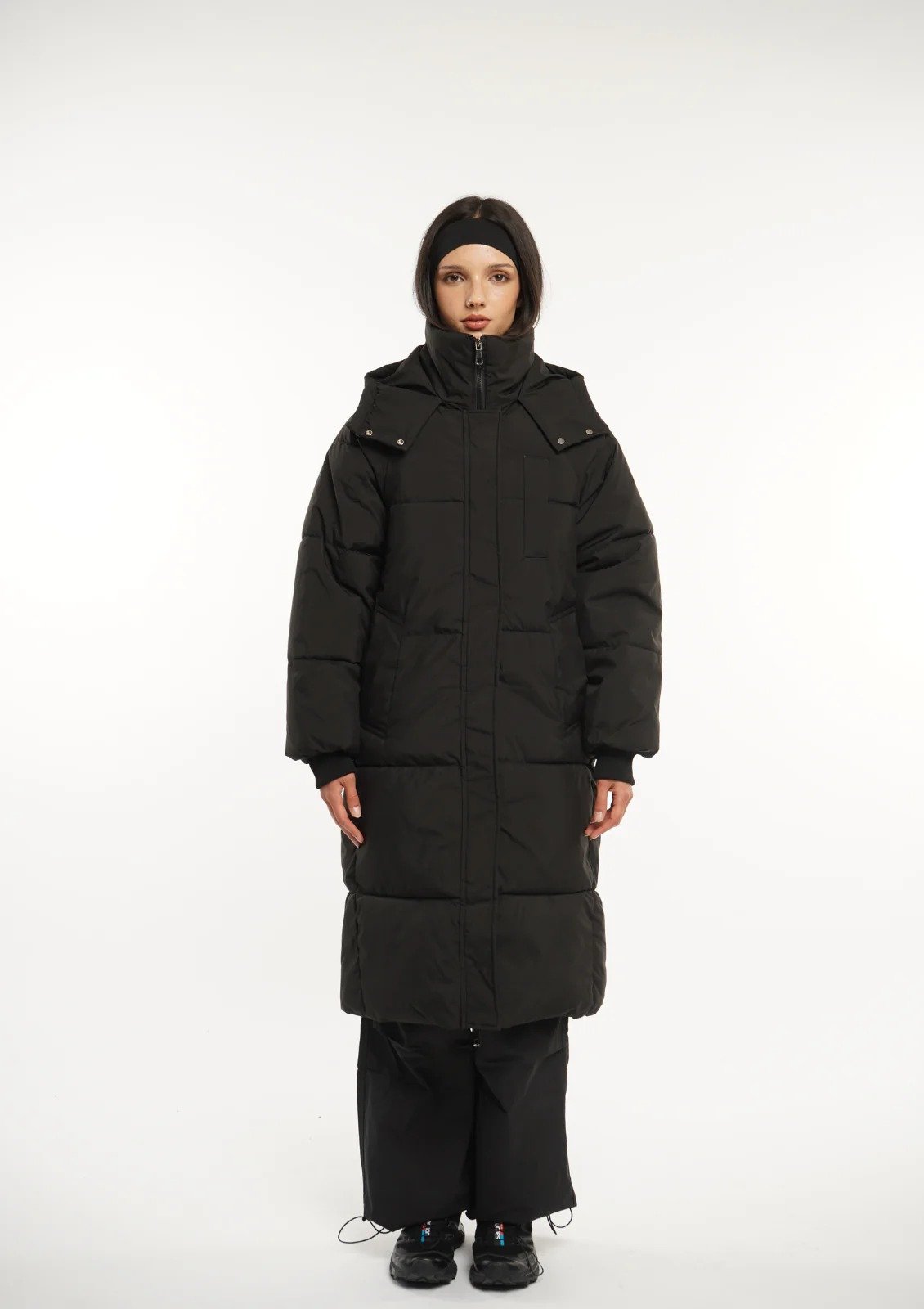 Hooded Long Puffer Jacket