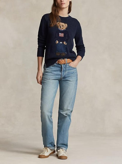 Bear Cotton-Linen Sweater