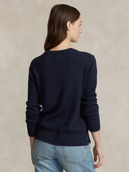 Bear Cotton-Linen Sweater