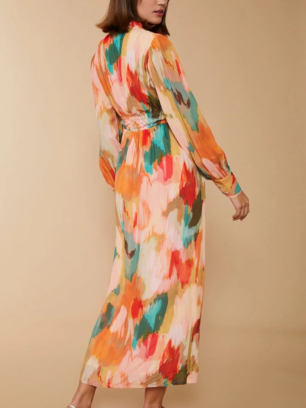 Garden Painted Spots Maxi Dress