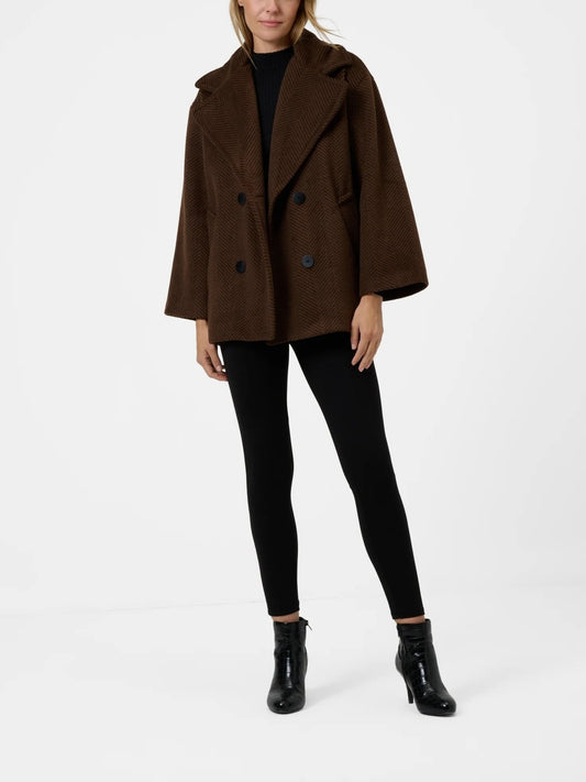 Lapel Collar Short Coat