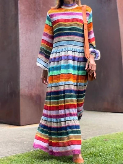 Multicolor Maxi Dress