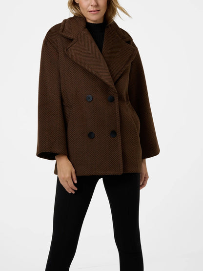 Lapel Collar Short Coat