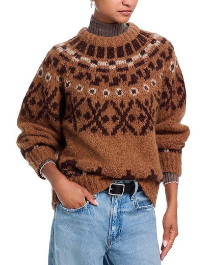 Fair Isle Crewneck Sweater