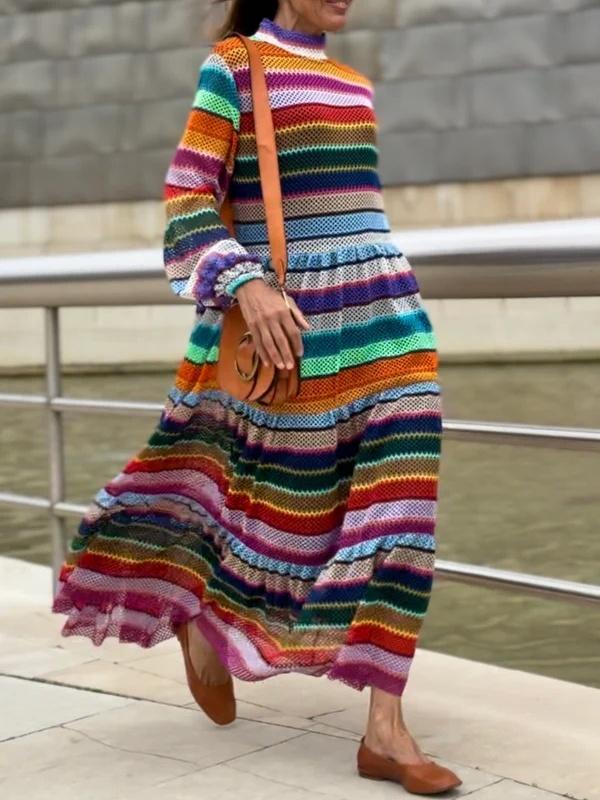 Multicolor Maxi Dress