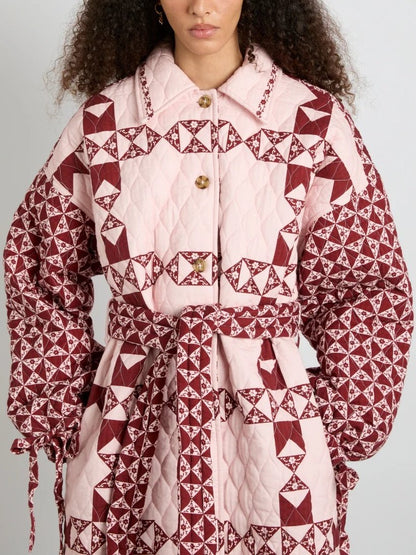 Patchwork Quilted Coat