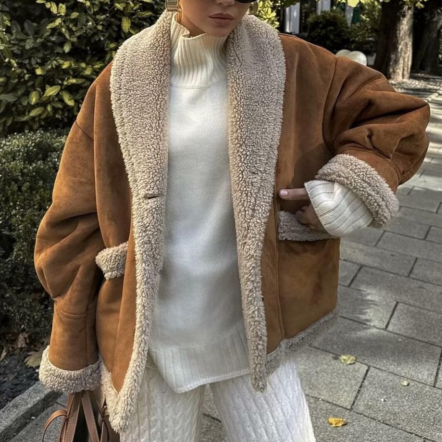 Faux Suede Coats