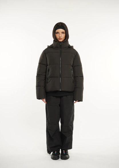 Detachable Hood Puffer Jacket