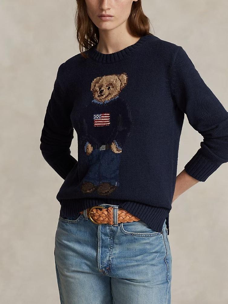 Bear Cotton-Linen Sweater