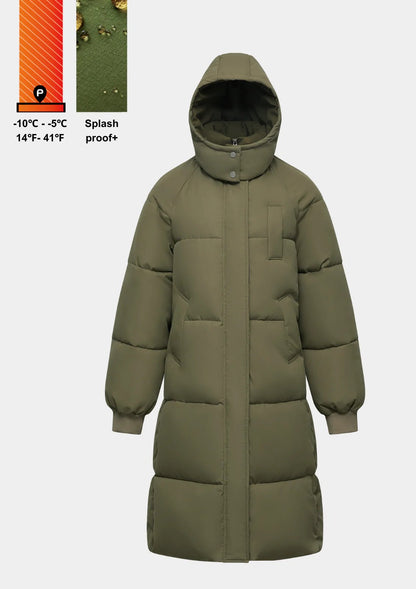 Hooded Long Puffer Jacket