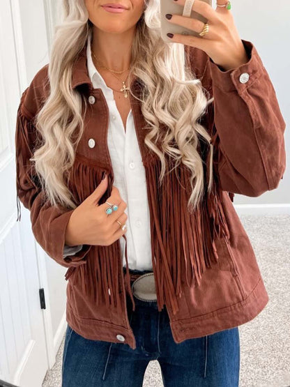 Tassels Patchwork Jacket