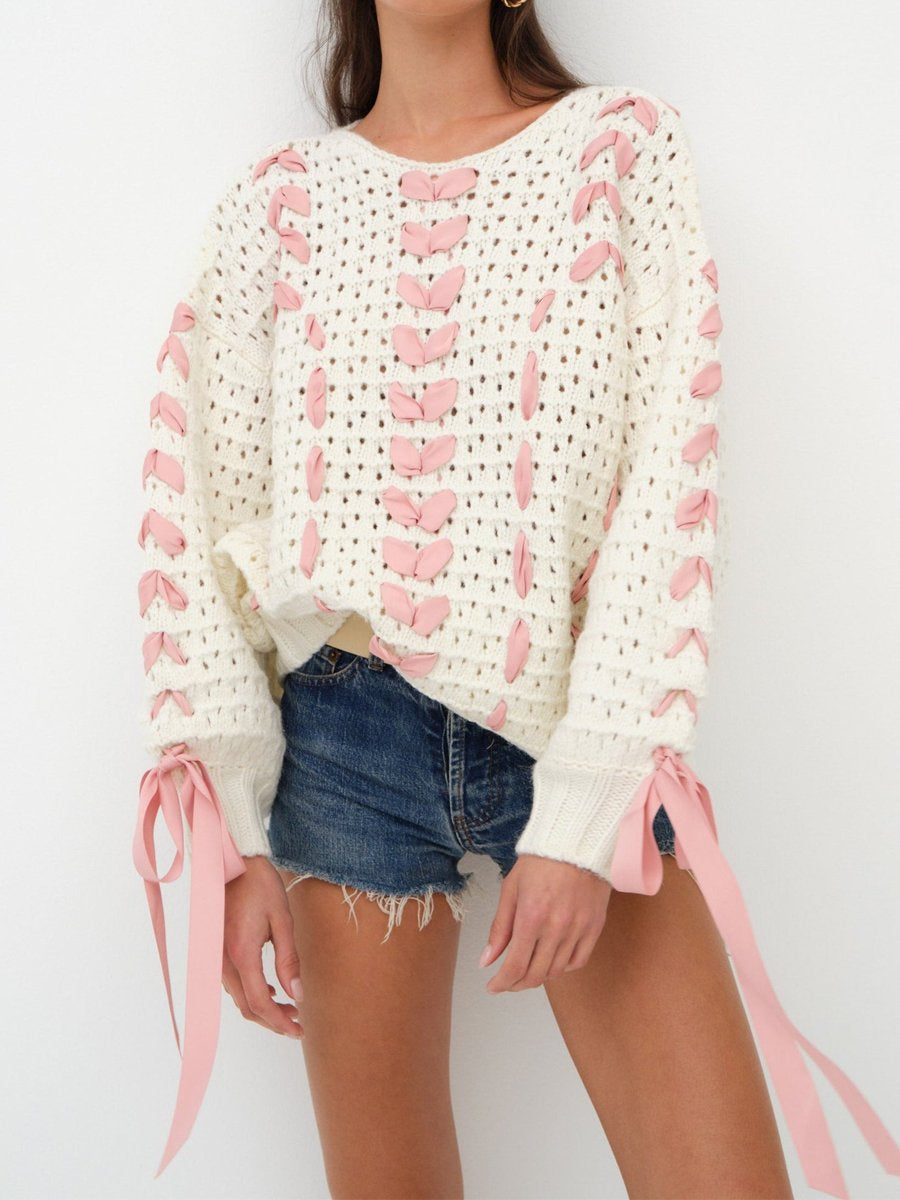 Bow Ribbon Sweater