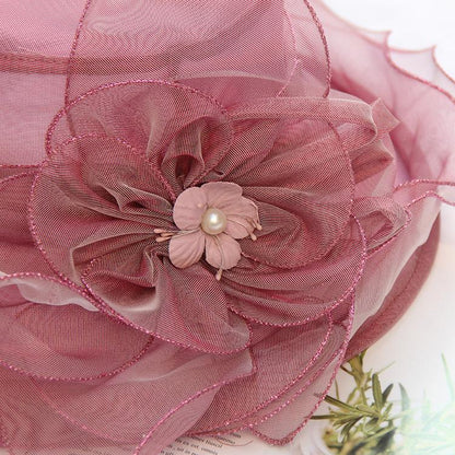 Women's Wide Brim Church Bridal Tea Party Wedding Hat