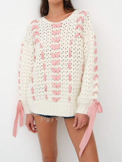 Bow Ribbon Sweater