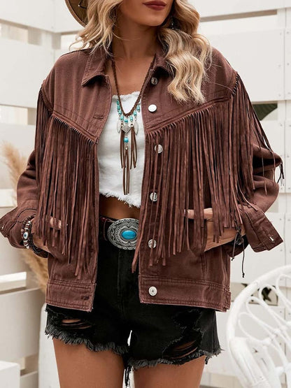 Tassels Patchwork Jacket