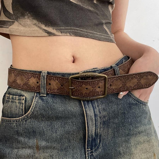 Vintage Embossed Belt