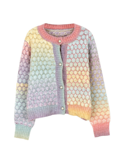 Pretty Color Knit Cardigan