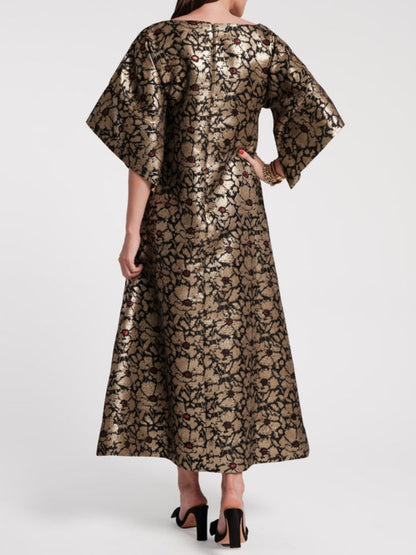 Jacquard Maxi Dress