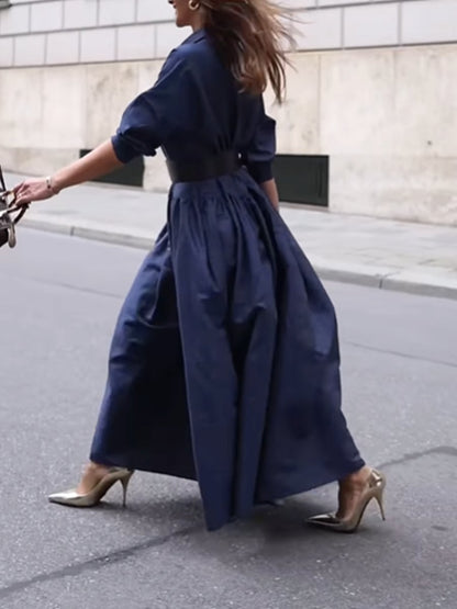 Navy Loose Dress