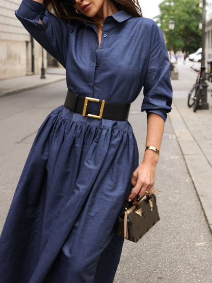 Navy Loose Dress