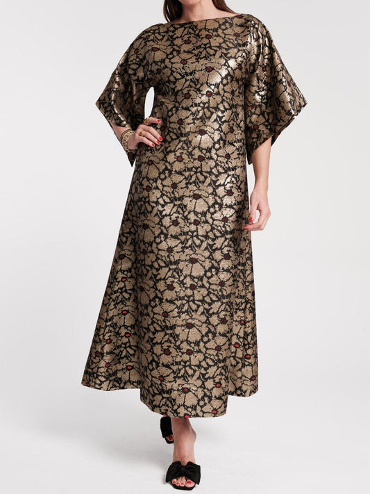 Jacquard Maxi Dress