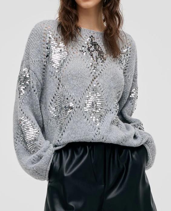 Sparkle Sequin Holiday Sweater