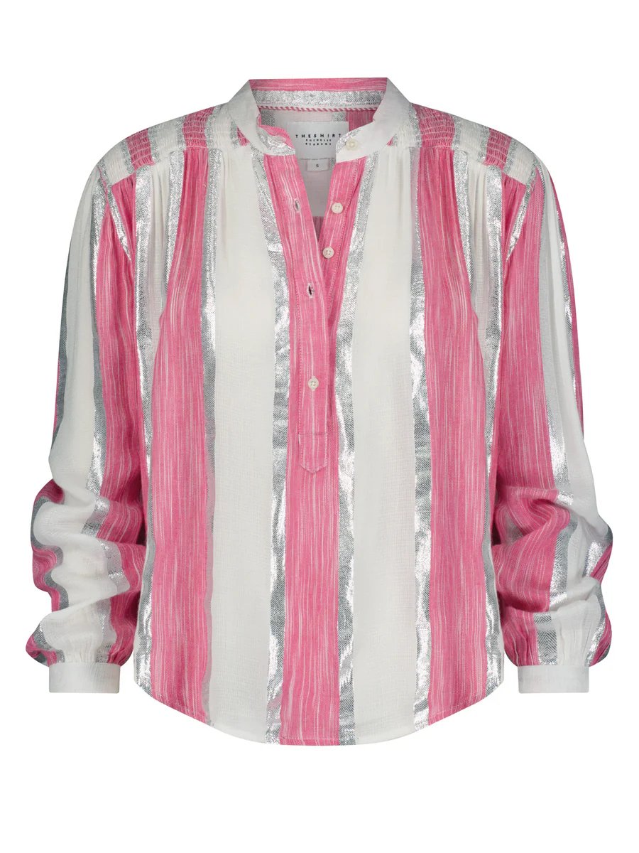 Fashion Design Sense Striped Print Shirt