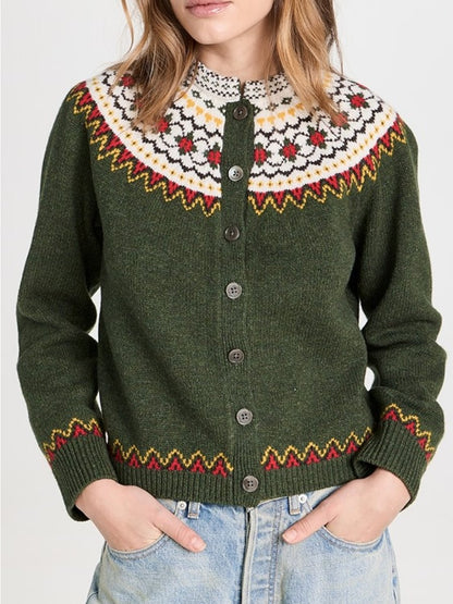 Fair Island Style Cardigan